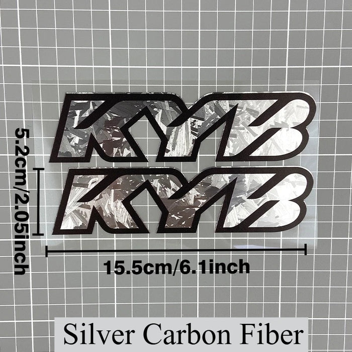 (MULTIPLE COLORS) KYB Fork Stickers (2pc)